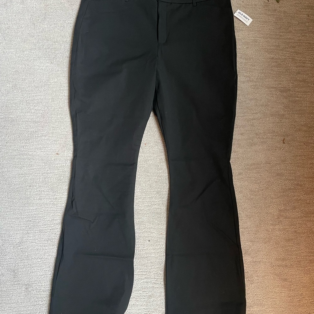 Old Navy Black Pixie Flare Pants